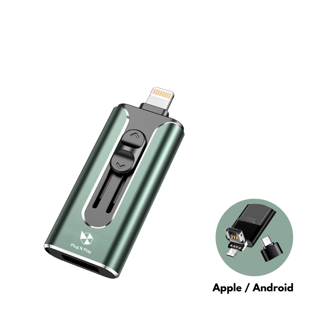 SnapStick™ Armazenamento Móvel
