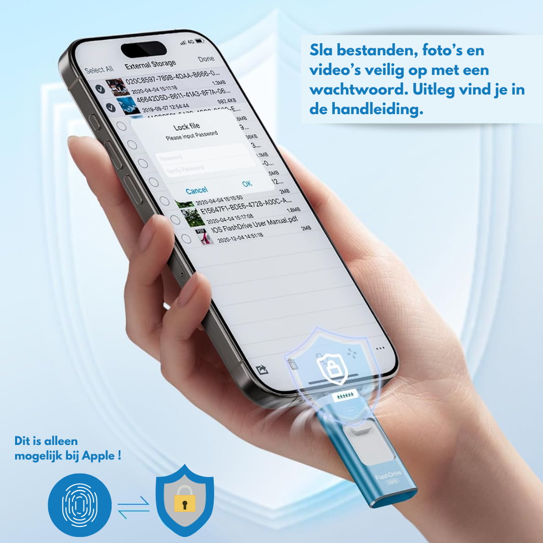SnapStick™ Armazenamento Móvel