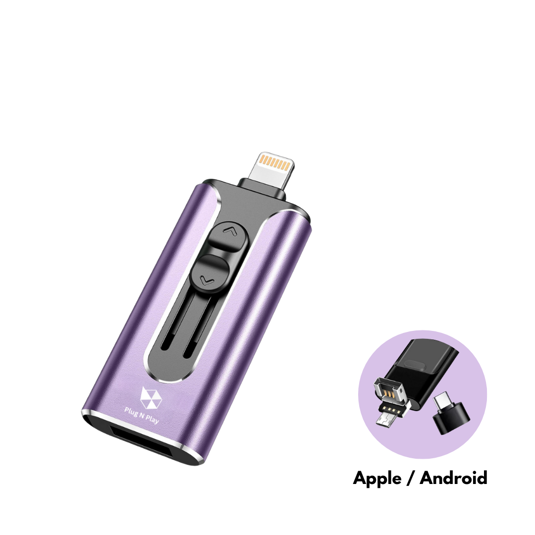 SnapStick™ Armazenamento Móvel